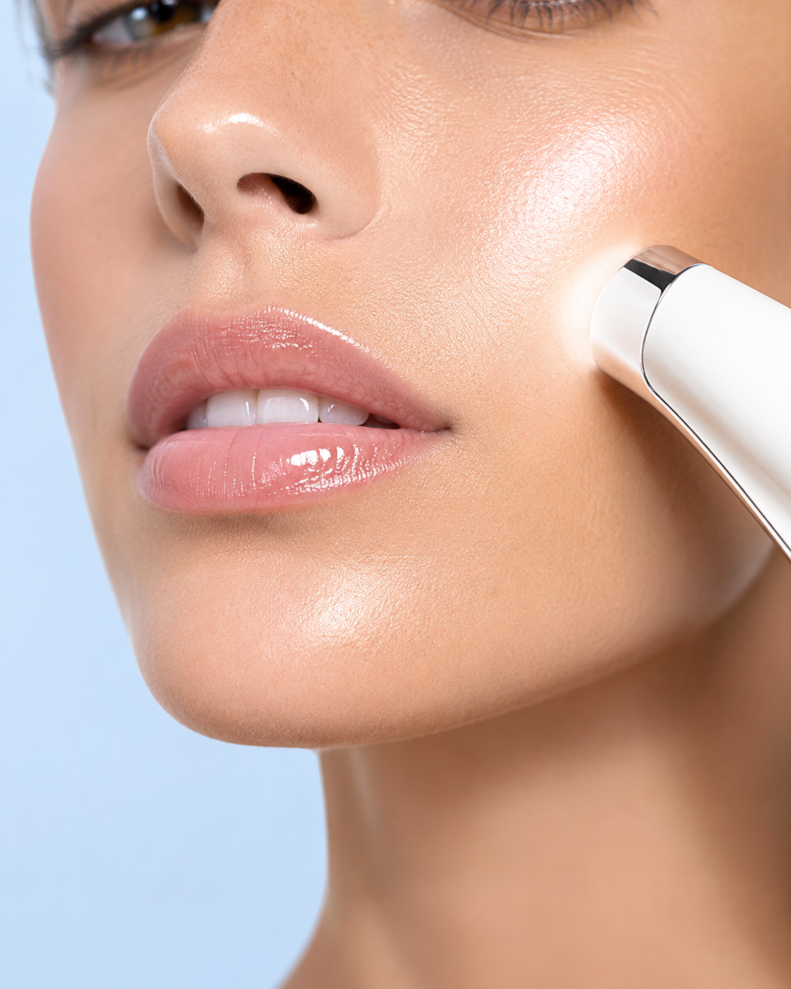 Skincare close-up